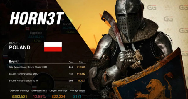 „HORN3T” z sukcesem w ME Battle of Malta! Polak wygrywa ponad 400.000$!
