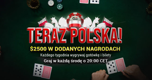 GGPoker: Darmowe turnieje „Teraz Polska”. W puli 2.500$!