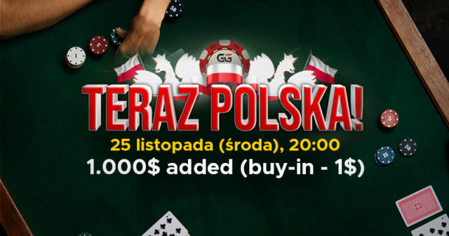 Teraz Polska: Turniej z 1.000$ dodanymi do puli już jutro na GGPoker!