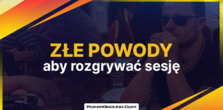 Złe powody, aby rozgrywać sesję Złe powody, aby rozgrywać sesję