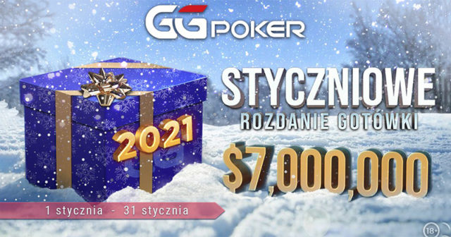 [GGPoker] Tylko w samym styczniu aż 7 mln$ w promocjach dla graczy!