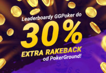 Leaderboardy na GGPoker – do 30% extra rakebacku od PokerGround! Leaderboardy rakeback na GGPoker