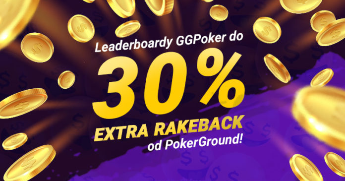 GG Rakeback Extra Leaderboardy rakeback na GGPoker