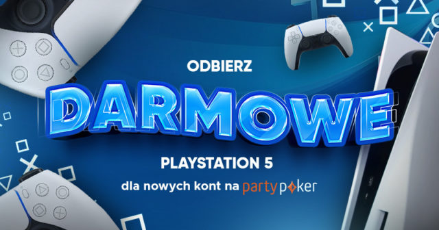 DARMOWA konsola PlayStation 5 dla każdego na PartyPoker!