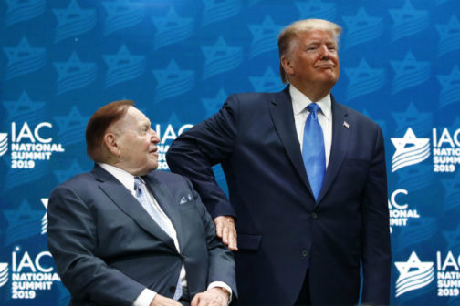 Sheldon Adelson i Donald Trump