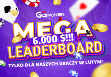 MEGA leaderboard na GGPoker – 6.000$ dla naszych graczy w lutym! MEGA leaderboard na GGPoker