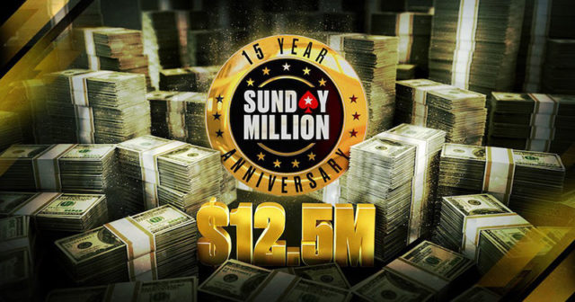 15. urodziny Sunday Million. Gigantyczna pula gwarantowana