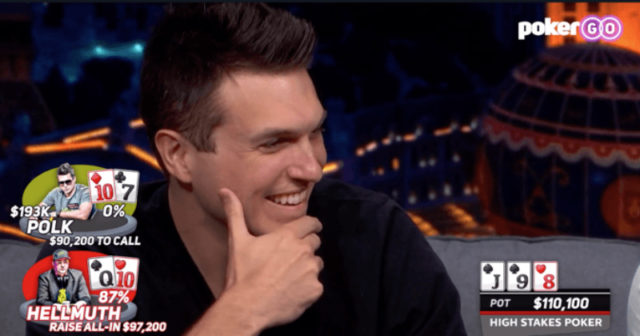 High Stakes Poker: Doug Polk spasował strita i uniknął coolera!