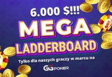 Marcowy MEGA leaderboard na GGPoker – 6.000$ tylko dla naszych graczy! MEGA leaderboard na GGPoker - marzec