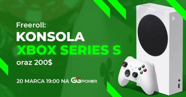 MEGA FREEROLL na GGPoker o konsolę Xbox i gotówkę!