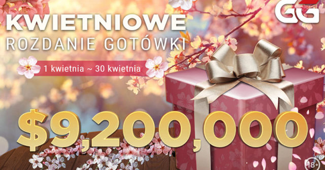 GGPoker (kwiecień): Nie przegapcie ekstra promocji z nagrodami o wartości 9 mln$