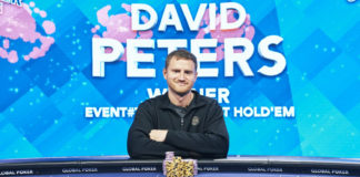 U.S. Poker Open: David Peters zwycięzcą siódmego eventu, zgarnia 217.800$ David Peters - U.S. Poker Open