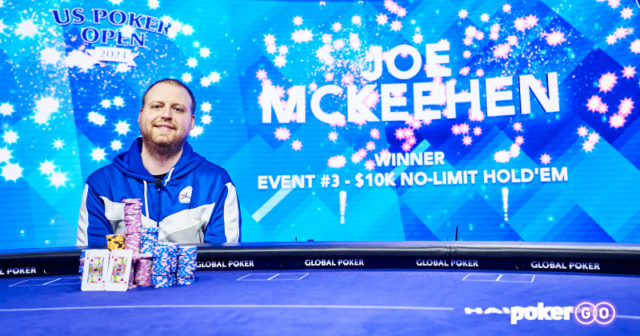 U.S. Poker Open: Joe McKeehen zwycięża w trzecim evencie i zgarnia 200.200$