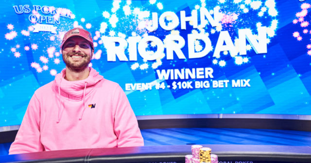 U.S. Poker Open: John Riordan najlepszy w Big Bet Mix, Cary Katz prowadzi w piątym evencie