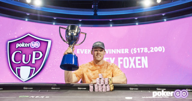 PokerGO Cup: Alex Foxen zwycięzcą pierwszego eventu, wygrywa 178.200$