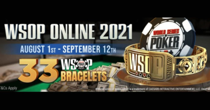 WSOP Online 2021 Schedule