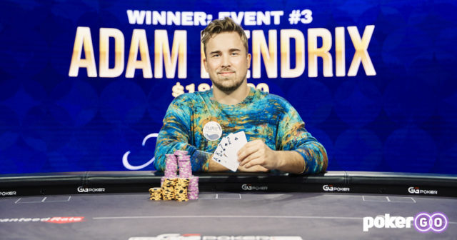 Poker Masters 2021: Adam Hendrix najlepszy w evencie PLO, wygrywa 186.300$