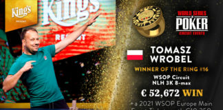 WSOP Circuit Rozvadov: Tomasz Wróbel z pierścieniem za zwycięstwo w High Rollerze! Tomasz Wróbel - WSOP Circuit