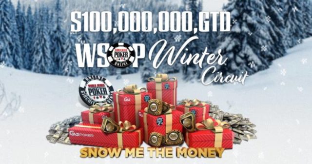WSOP Winter Online Circuit: Festiwal z 100.000.000$ na GGPoker (12 grudnia-9 stycznia)