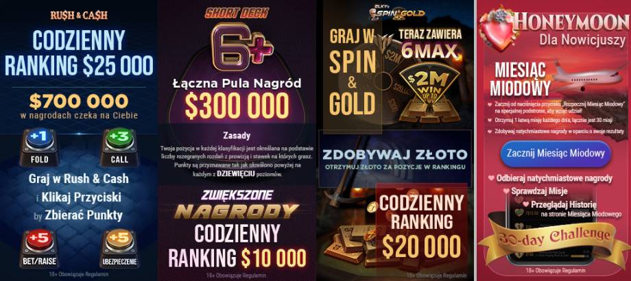 GGPoker Promocje lutego (plansza informacyjna)