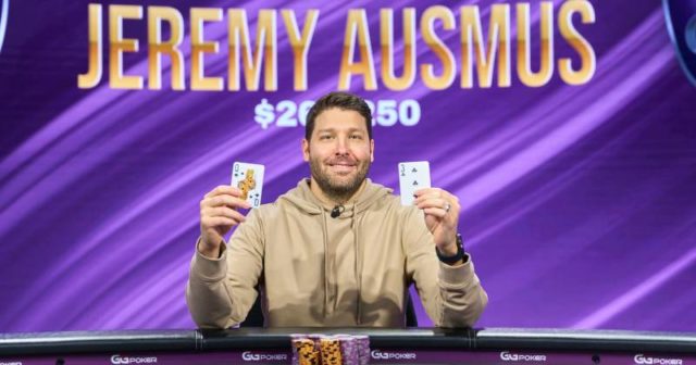 PokerGO CUP: Jeremy Ausmus zwycięski w ev. #4
