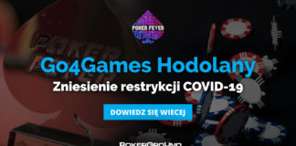 Go4Games Hodolany: plansza informacyjna dot. zniesienia obostrzeń Covid-19 w kasynie