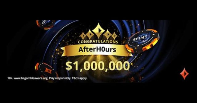 PartyPoker: AfterH0urs wygrywa SPIN-a o 1.000.000$