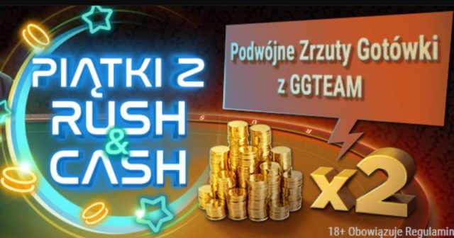 Piątki z Rush & Cash: Wygraj „cash drop” do 1.200 bb!