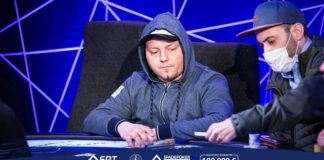 Sebastian Kotowicz na podium Main Eventu Spade Poker Tour! Sebastian Kotowicz Spade Poker Tour ME (zdjęcie pochodzi z finałowego dnia)