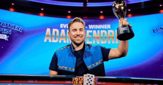 US Poker Open 2022: Adam Hendrix wygrywa event #3