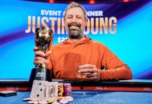 US Poker Open: Shannon Shorr oraz Justin Young zwyciężają US Poker Open 2022 Justin Young (pozuje z pucharem za zwycięstwo w evencie #2)