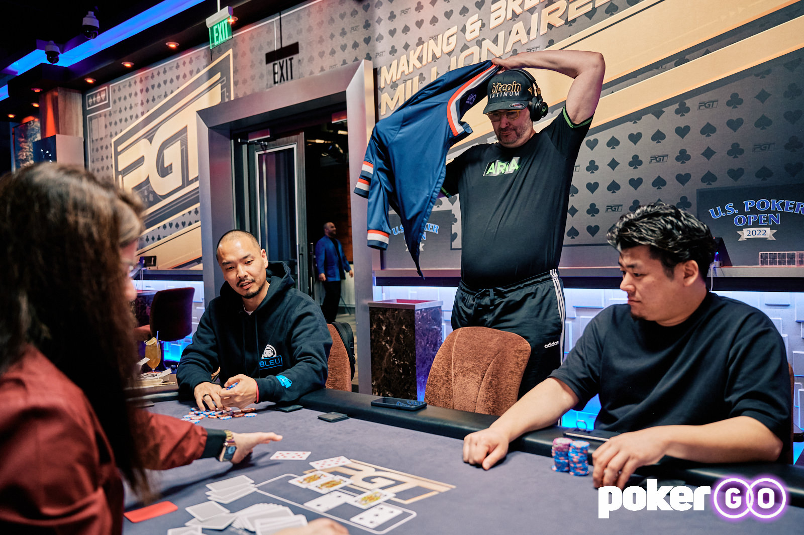 US Poker Open 2020 Moment eliminacji Phila Hellmutha