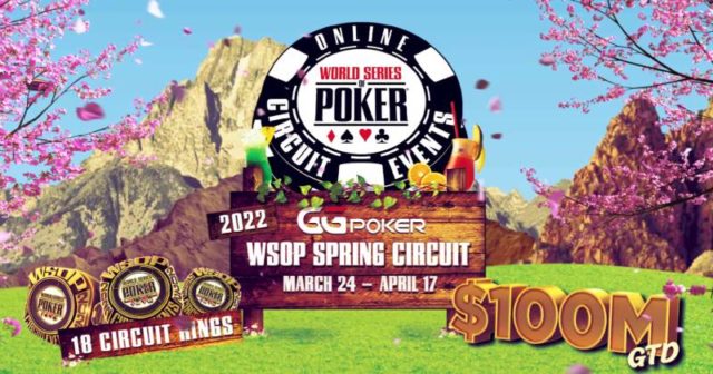 WSOP Spring Circuit 2022 na GGPoker – 100.000.000$ gwarantowane!