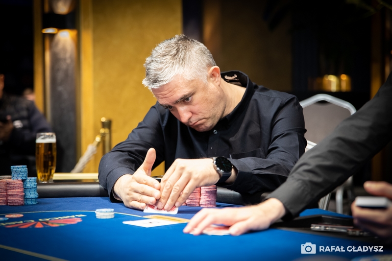 Polish Poker Masters Konrad Wnuk (zdjęcie z finałowego dnia ME)