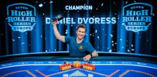 SHRS Europe: Dvoress wygrywa. Ruszył SHRB Super High Roller Series Daniel Dvoress (gracz pozuje po zwycięstwie w turnieju)