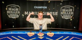 SHRS Europe: Marius Gierse wygrywa event #3 (432.000$) Super High Roller Series Europe Marius Gierse