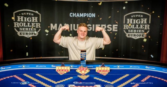 SHRS Europe: Marius Gierse wygrywa event #3 (432.000$)