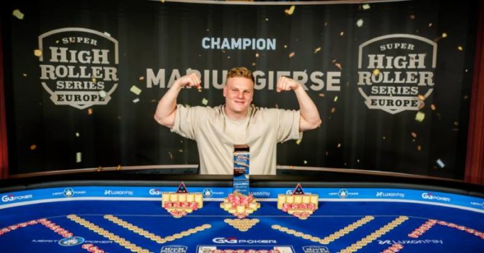 Super High Roller Series Europe Marius Gierse