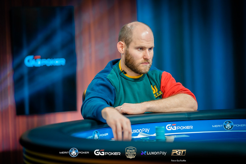 Super High Roller Series Europe Sam Greenwood (zdjęcie z pierwszego dnia ME SHRS)