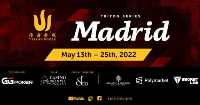 Triton Poker Madryt: Ekskluzywny tour dla graczy high stakes zmierza do Hiszpanii