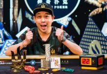 Triton Poker Series Winfred Yu po wygranej w evencie #5