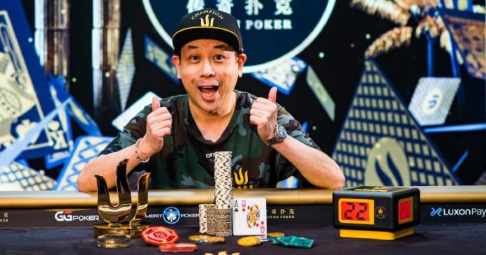 Triton Poker Series Winfred Yu po wygranej w evencie #5