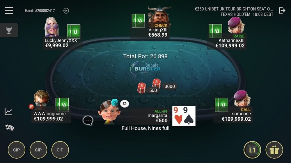 Unibet Daily Specials Bubble Burster