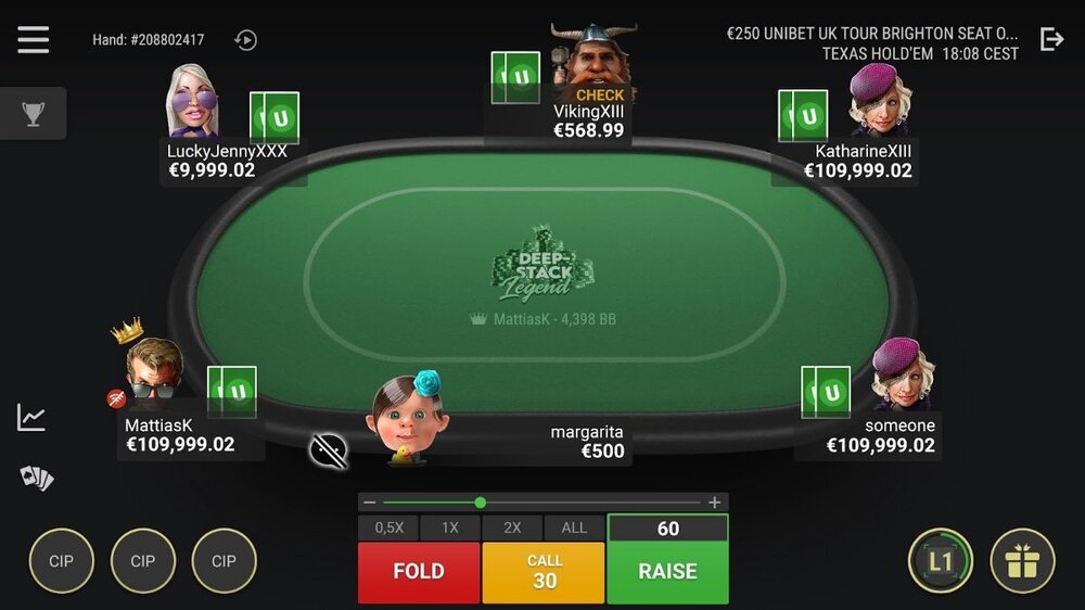 Unibet Daily Specials Deep Stack Legend