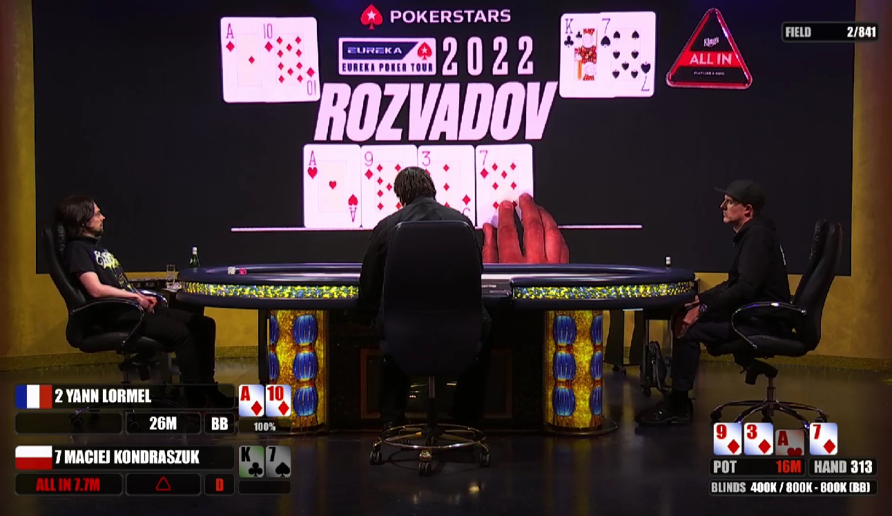 Dach Masters Poker Open - final hand