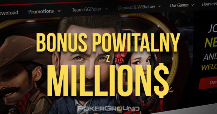 GGPoker Bonus powitalny z MILLION$