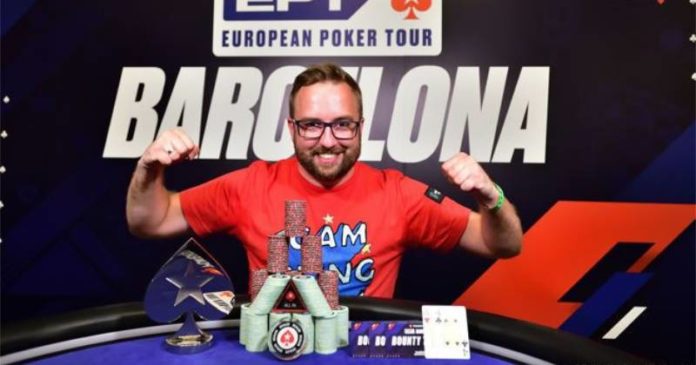 Mikołaj Zawadzki EPT Barcelona Mystery Bounty winner