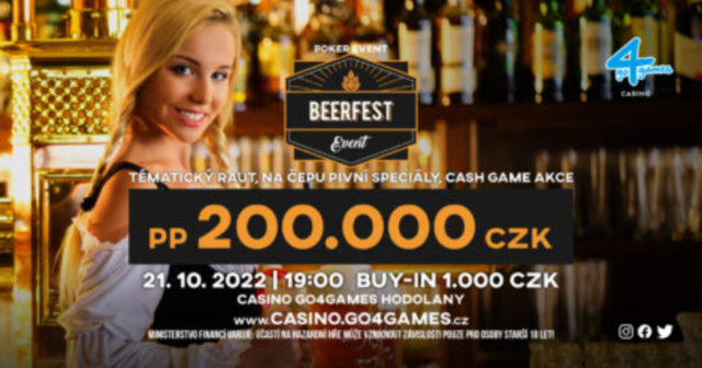 Zapraszamy na Ladies Night i wieczór specjalny Beerfest do Go4Games Hodolany