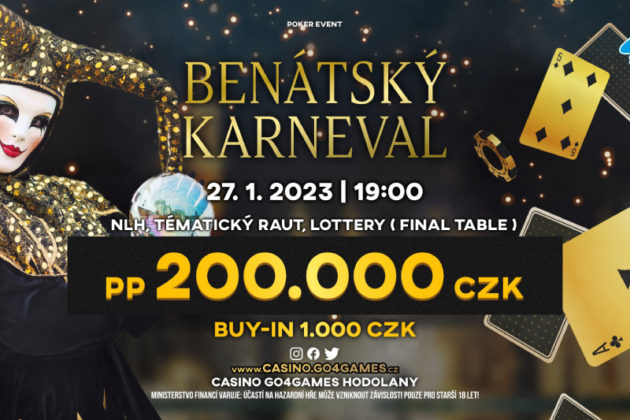 Go4Games High Rollers i Karnawał wenecki w Go4Games Hodolany (1,7 mln CZK GTD)