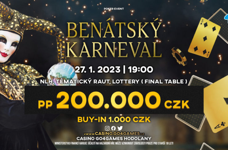 Go4Games High Rollers i Karnawał wenecki w Go4Games Hodolany (1,7 mln CZK GTD)